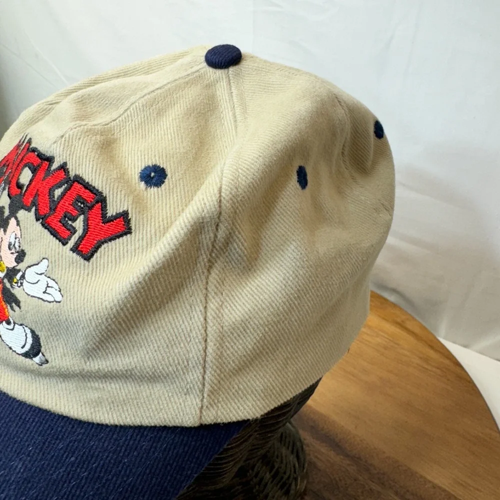 Vintage Mickey Mouse Hat Cap Disney on Ice Dad Strapback Adjustable Adult R.O.C.